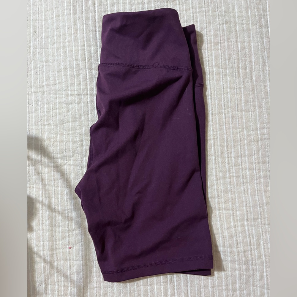 Womens Purple Bike Shorts